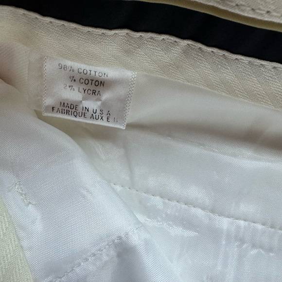 Theory White Suit Size 6 - Picture 10 of 10